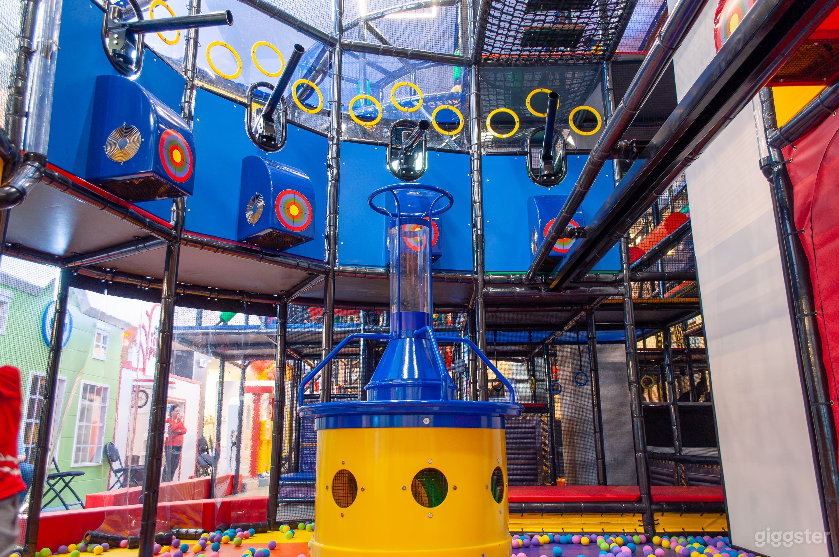 Playground Area. Playground access is included with any room reservation for your party, allowing all your guests to enjoy the play area. For a fully private experience, you also have the option to rent out the entire playground.