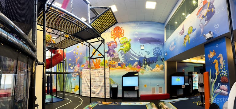  Playground Area. Playground access is included with any room reservation for your party, allowing all your guests to enjoy the play area. For a fully private experience, you also have the option to rent out the entire playground. 