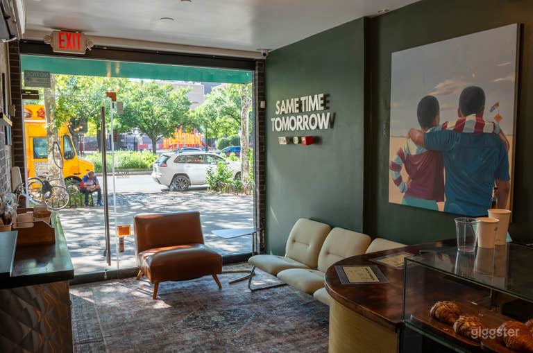  Mid-century Modern Design Café Locatie in Manhattan 