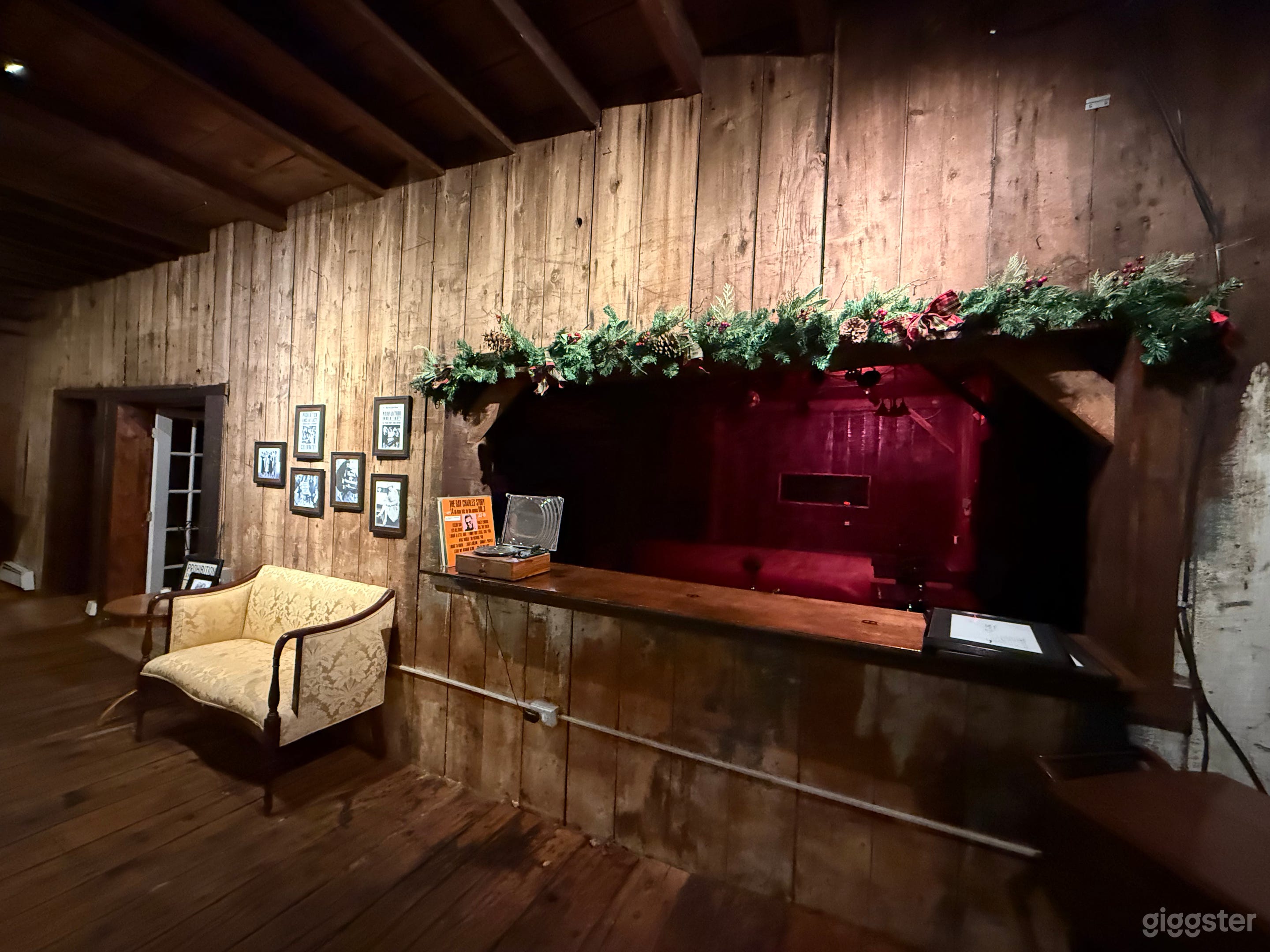 1800s Barn Tasting Room Detail