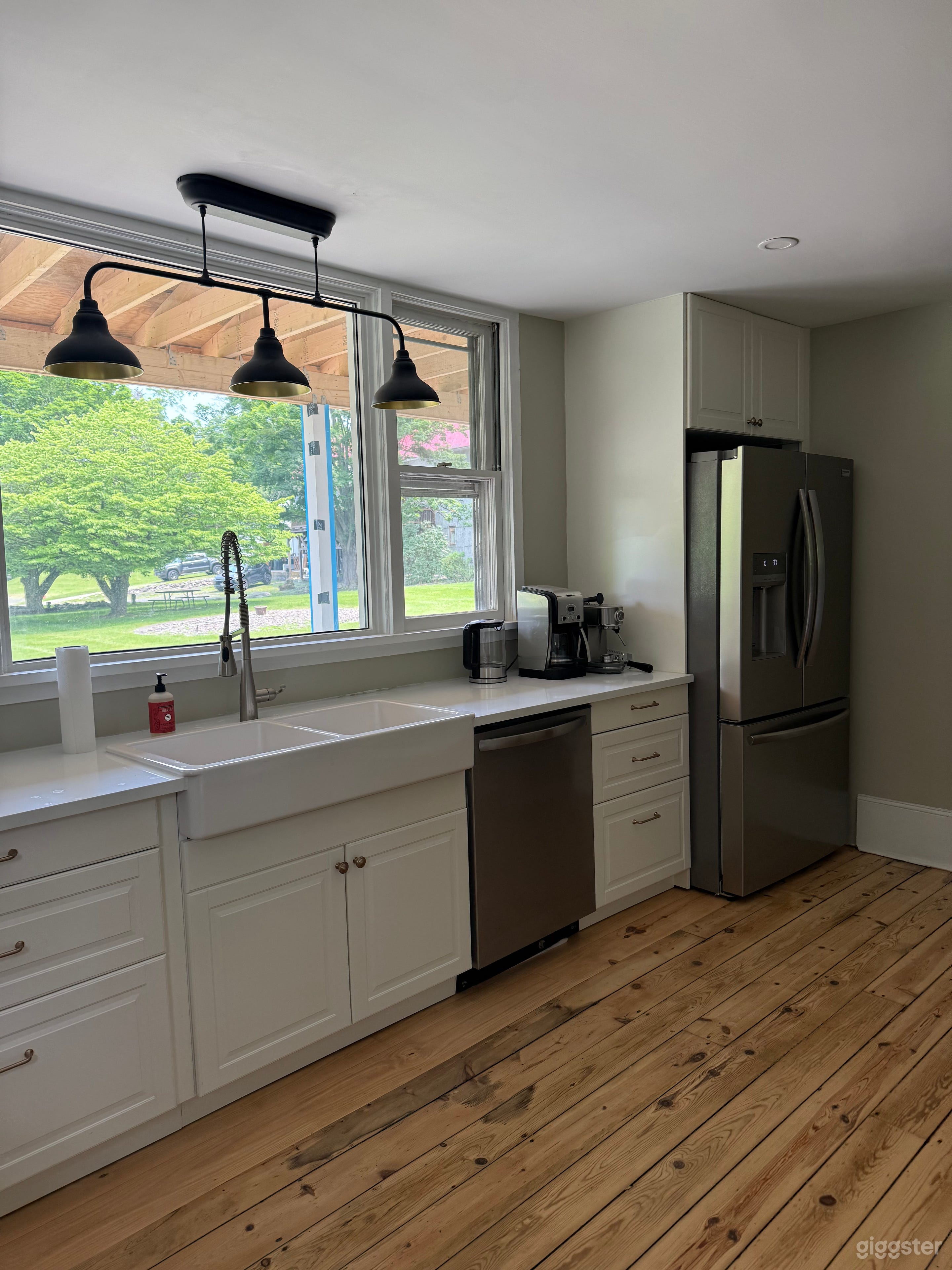 Kitchen in 1800s Restored Colonial House