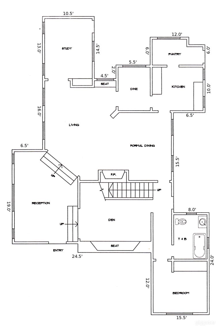  Floorplan, lower floor 