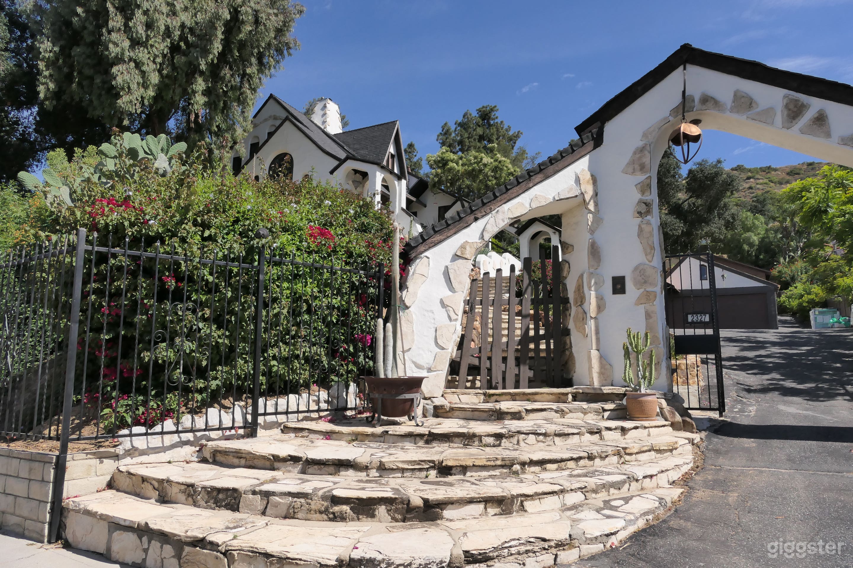 House and two archways