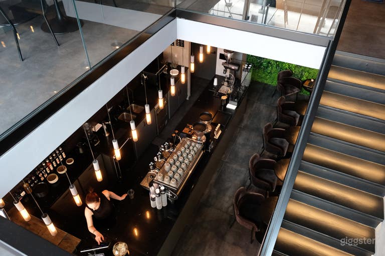  Modernes Luxus-Café mit Lounge 26 architektonischen Details 