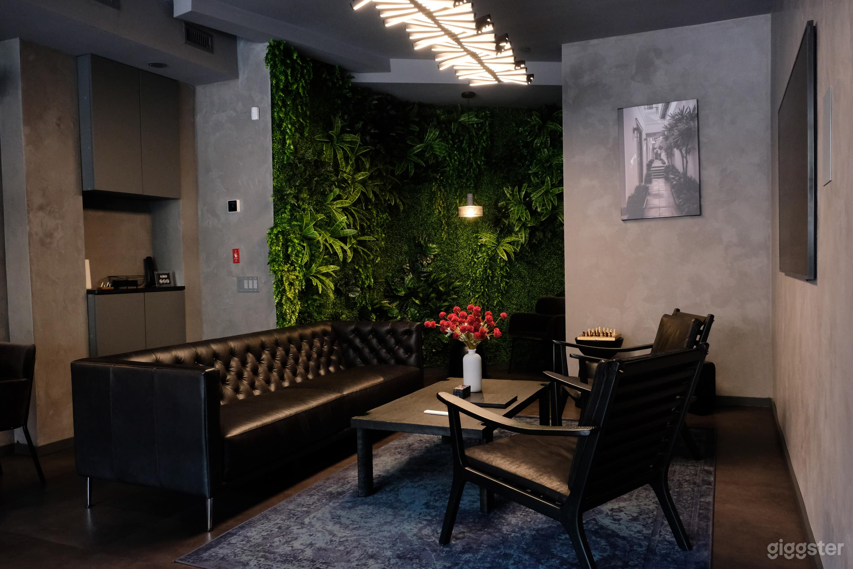 Modern Luxury Cafe with Lounge & Architectural Details Photo 2