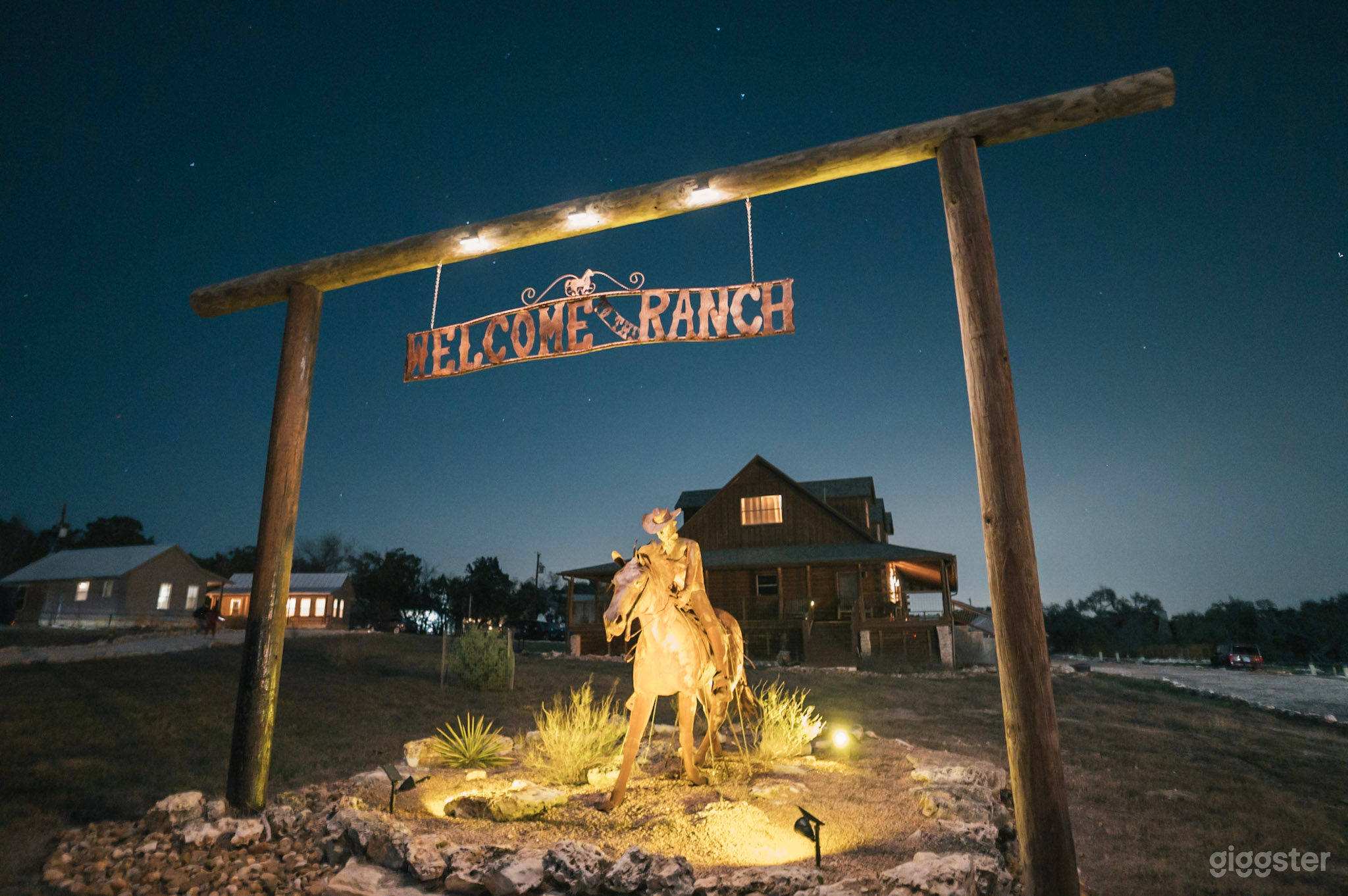 Sculpture at the entrance