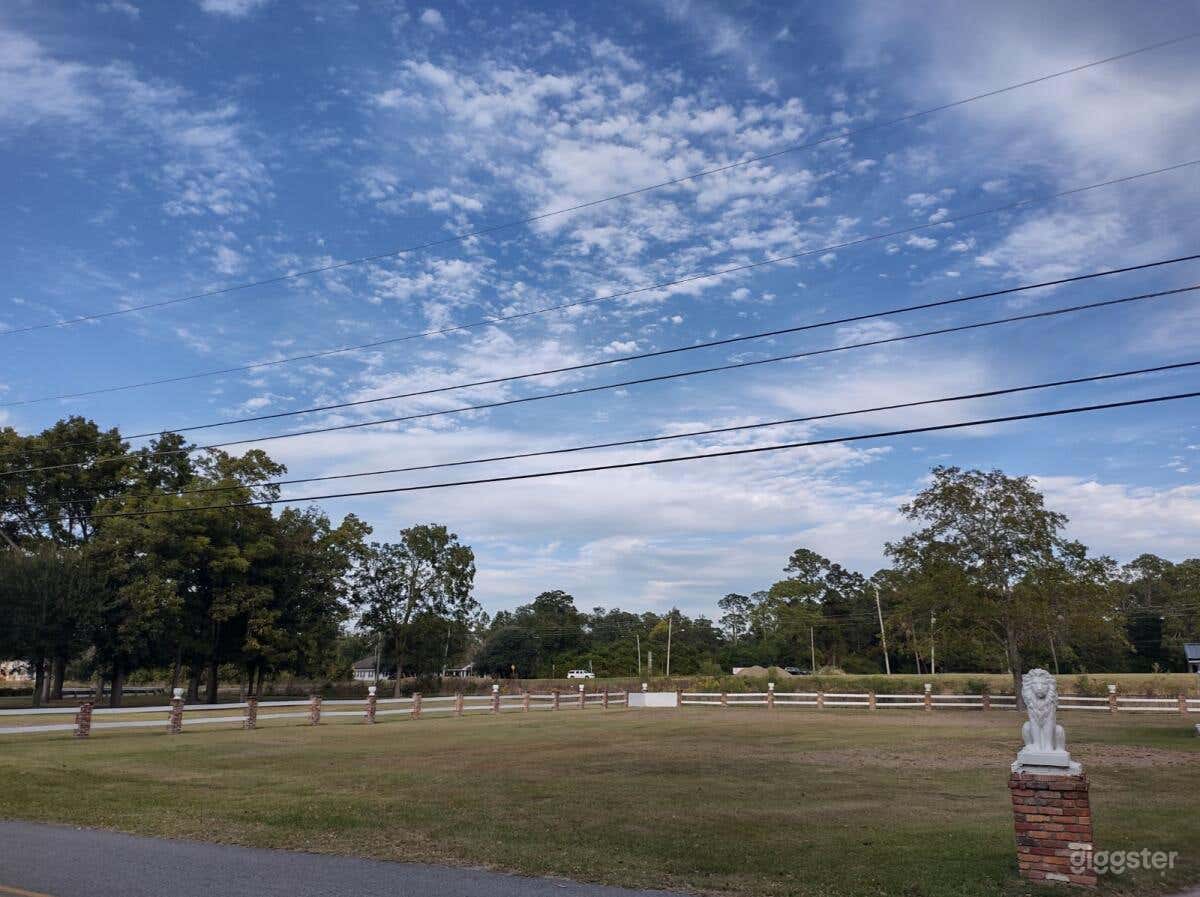 Approximately half acre of open space to make it your own for filming, retreats, overnight camping, bounce houses, etc.  