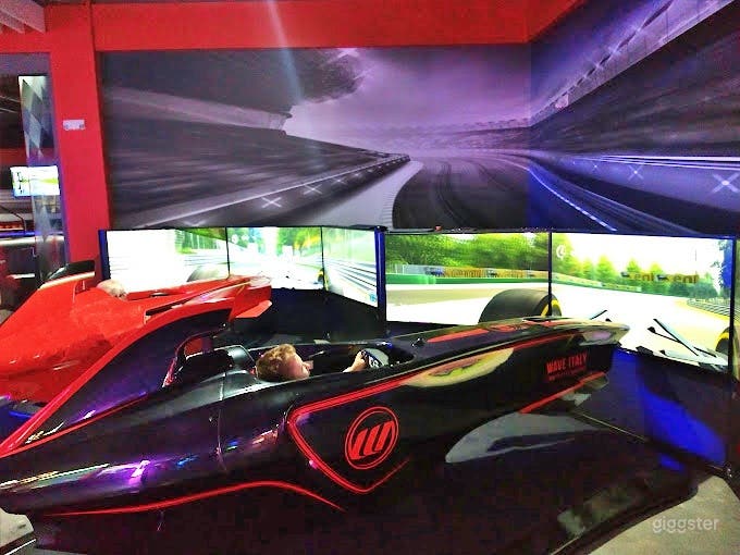  Dynamic Entertainment Center with Authentic European Go Kart Tracks 