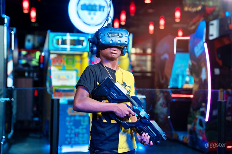  Dynamic Entertainment Center with Authentic European Go Kart Tracks 