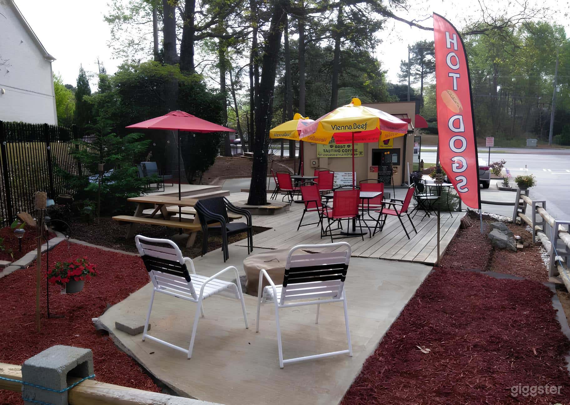 Hidden Cafe Patio Space with Welcoming Vibes Photo 1