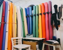  Large range of backdrops available. 