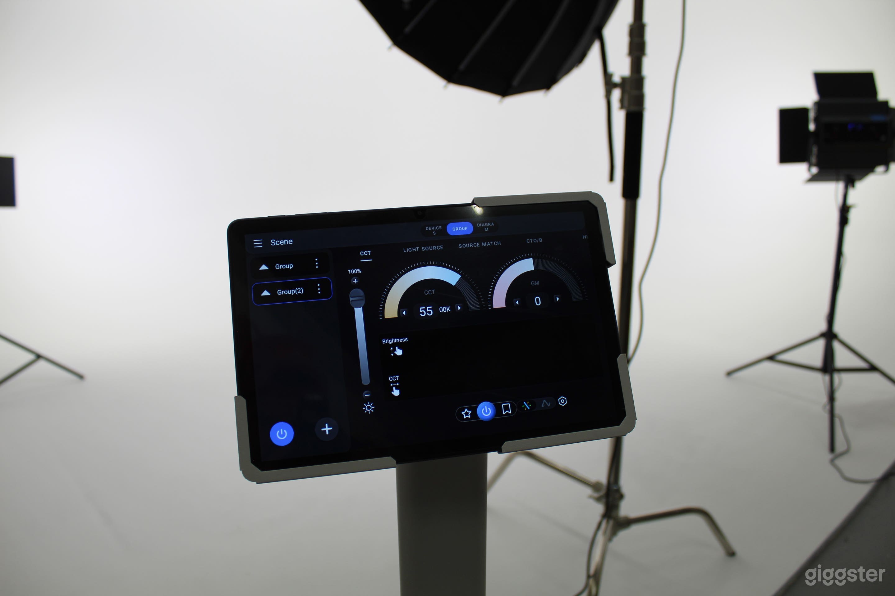 Creative Photography Studio with Cyclorama and RGB lighting Photo 4