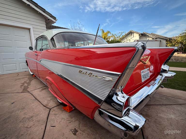  Chevy Bel Air 1957 – Classique pour film & photos 