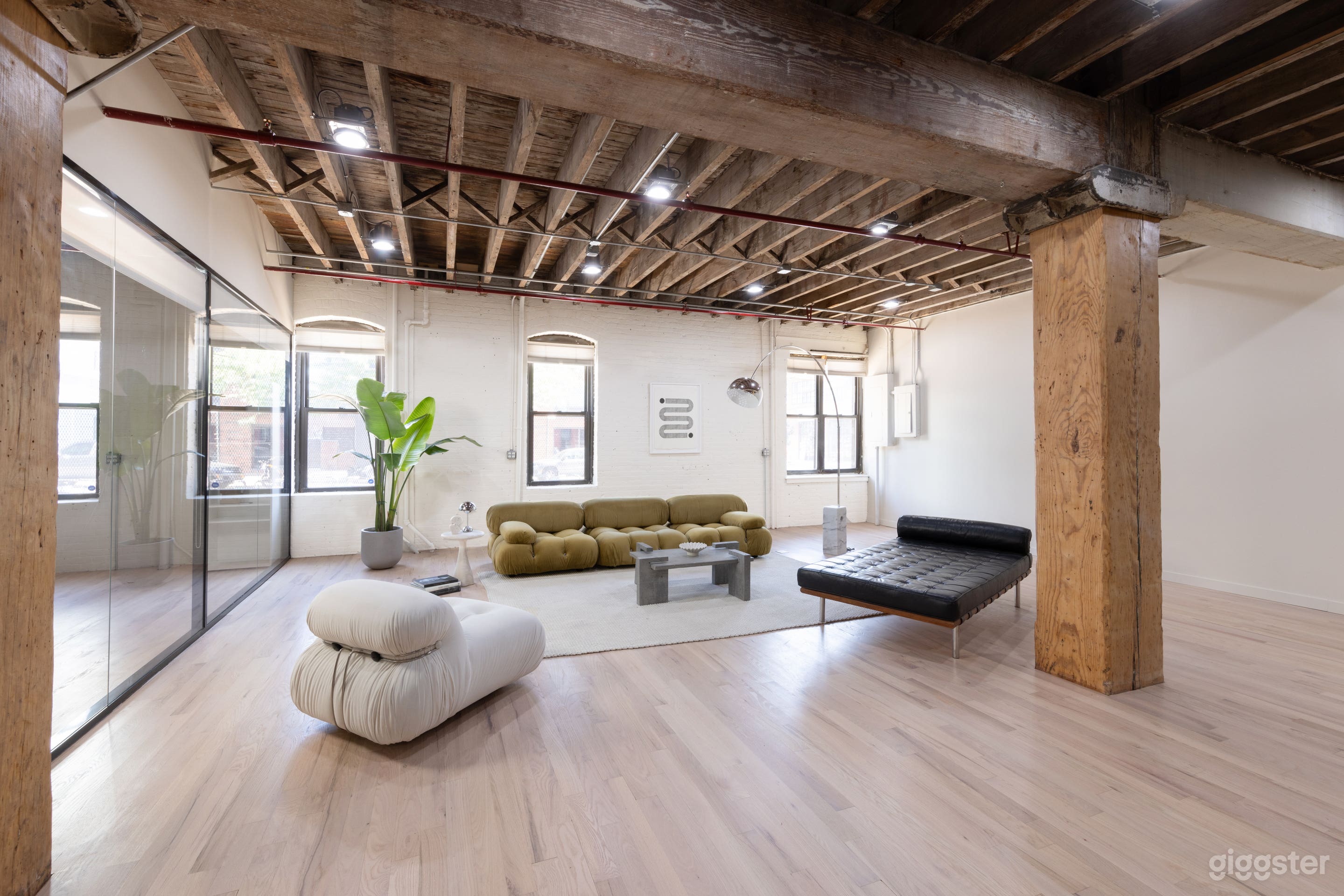 Lifestyle set complete with high design furniture and styling pieces included in booking.