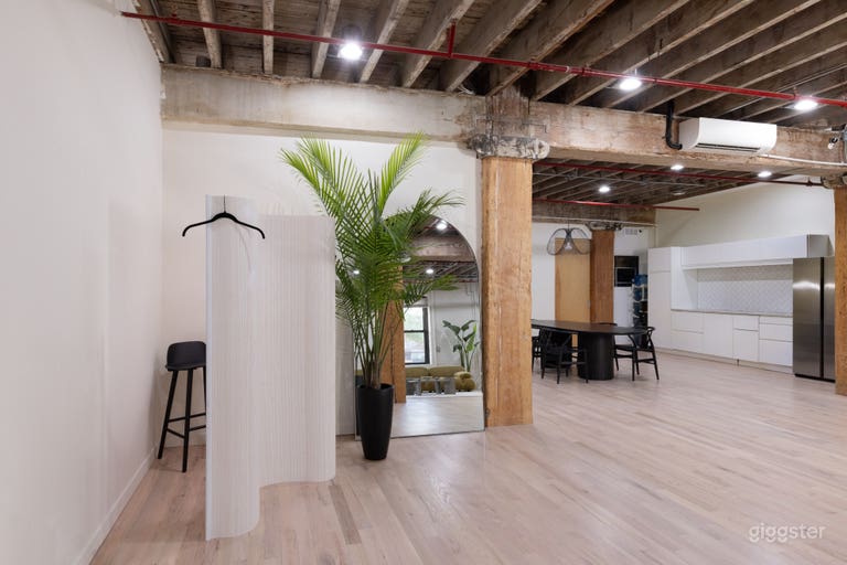  Flexible wardrobe and changing space that can be moved wherever fits best. 