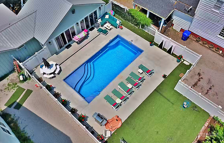  Radiant Rectangle Pool with Lawn 