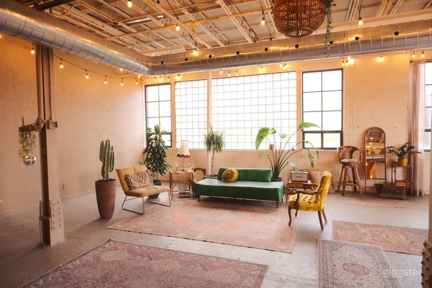 Cozy Industrial Loft Studio and Event Space Photo 3