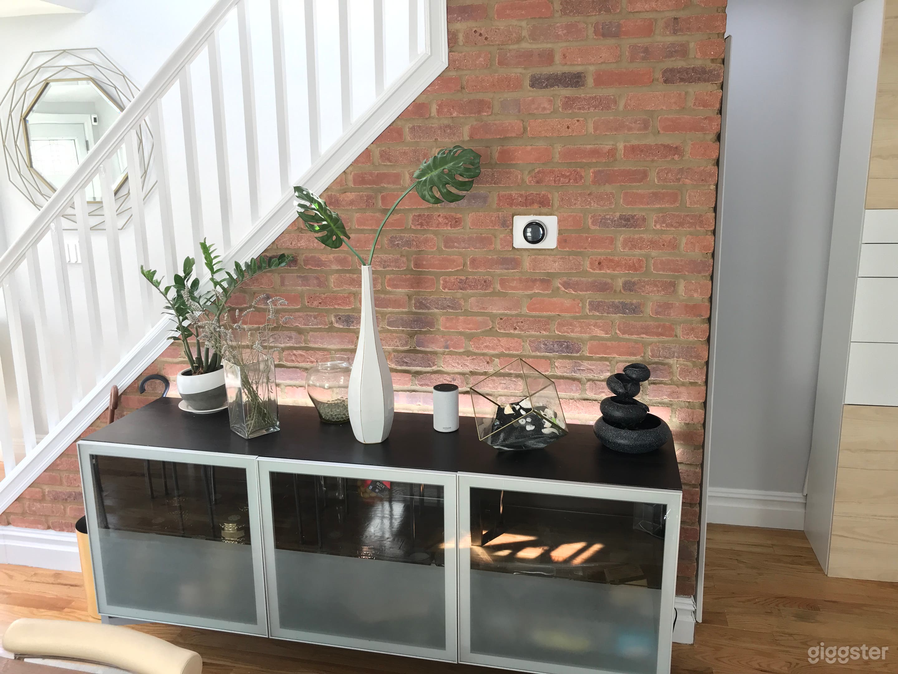 sideboard in dining room