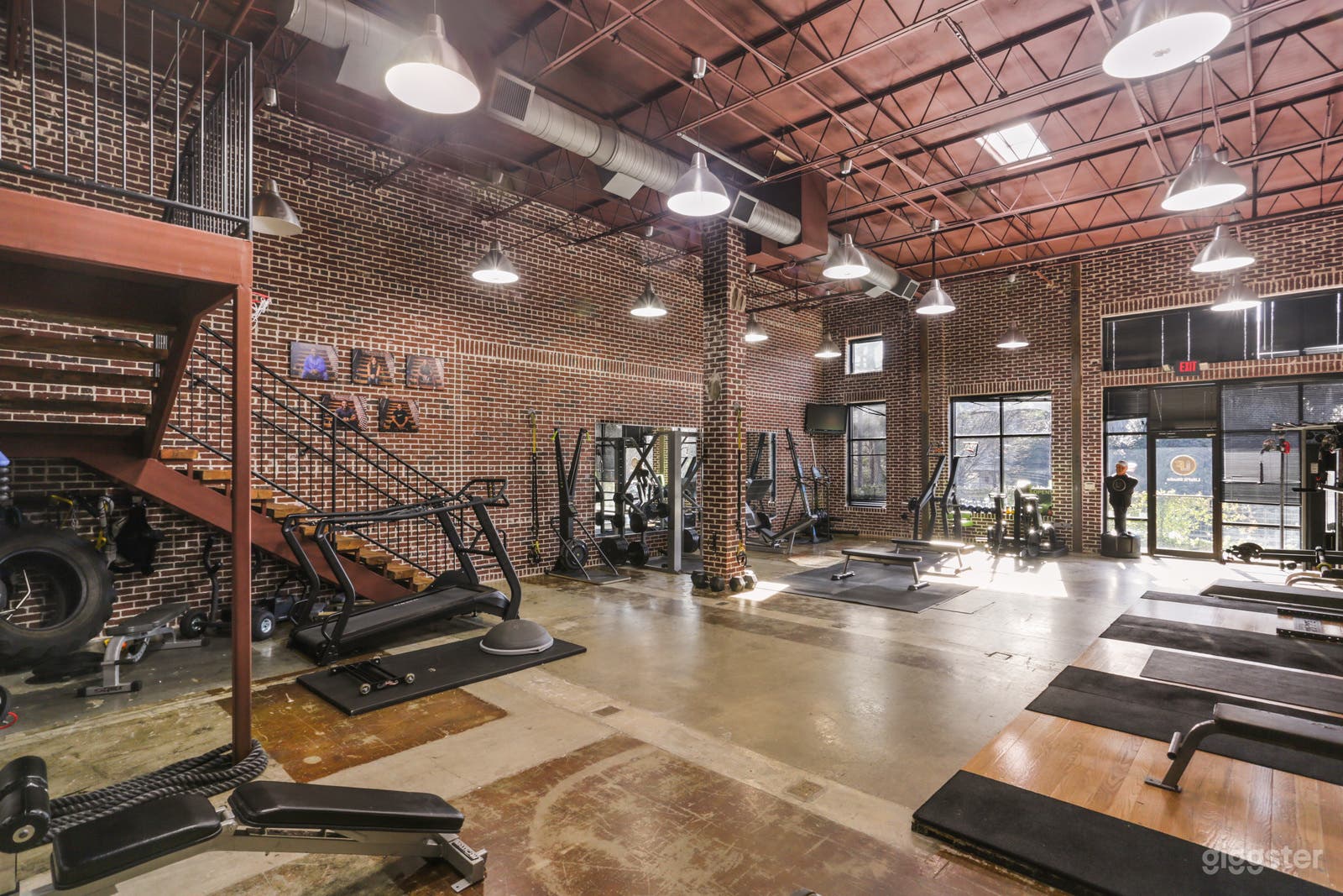 Industrial Fitness Studio with Loft in Chamblee Photo 2