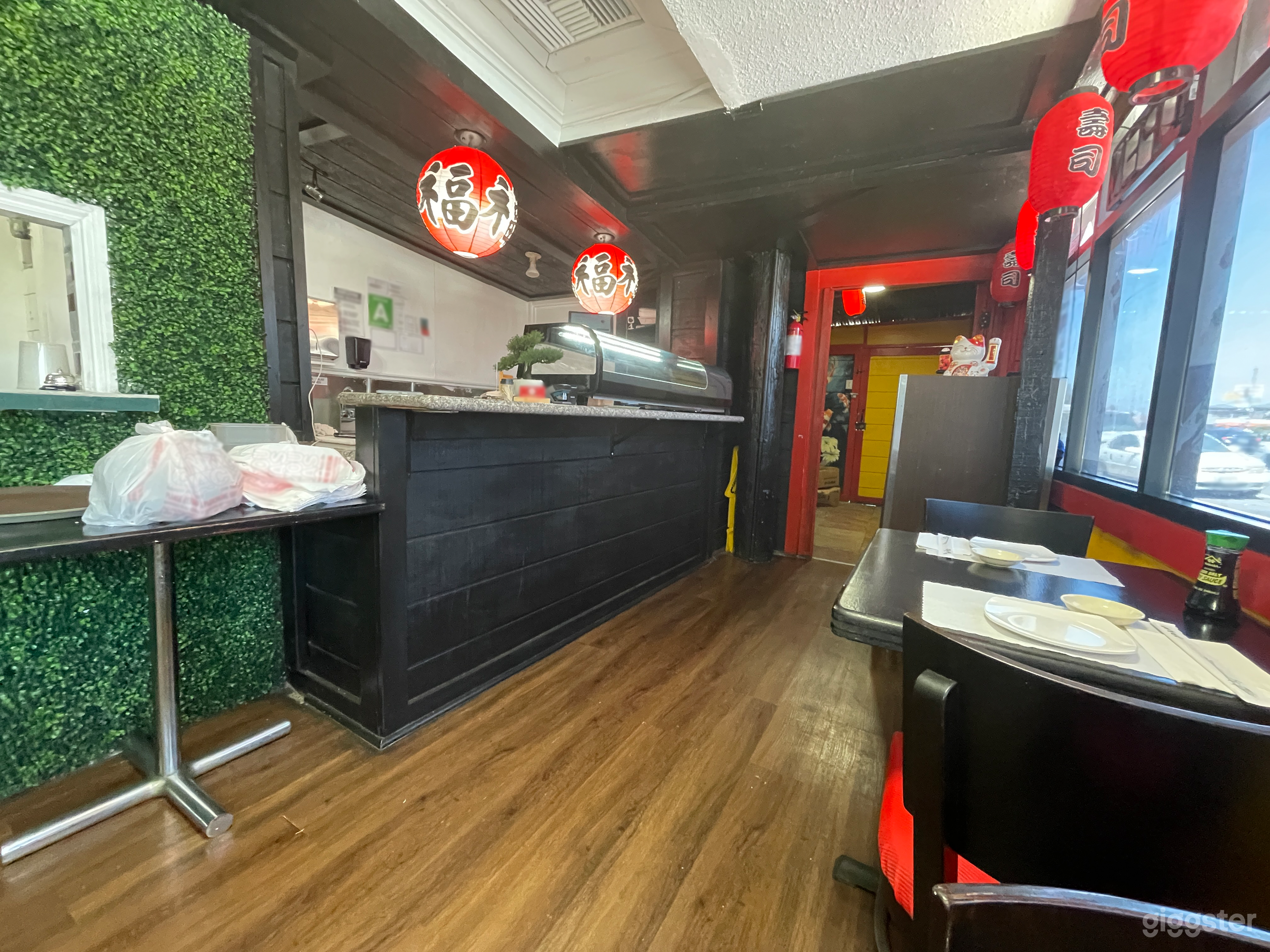 Sushi Bar With Mural Photo 1