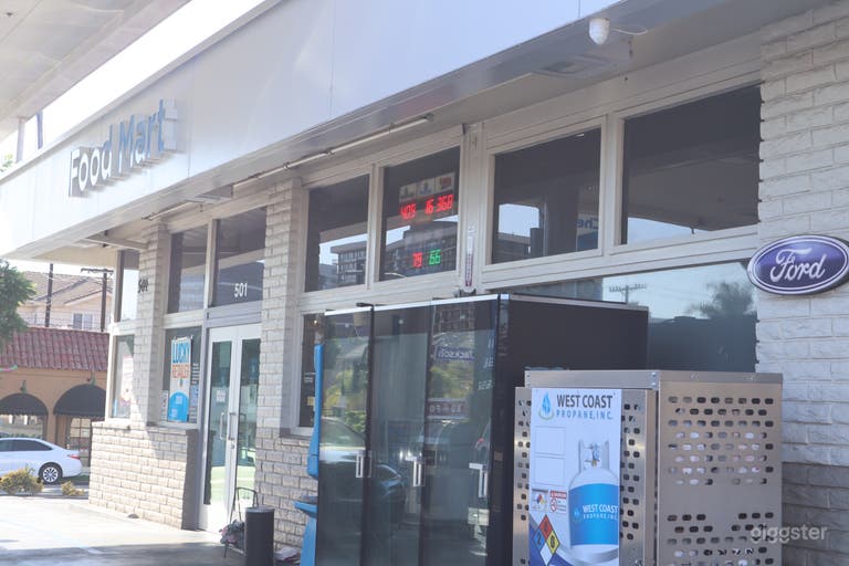  Gas Station, Food Mart  for filming  