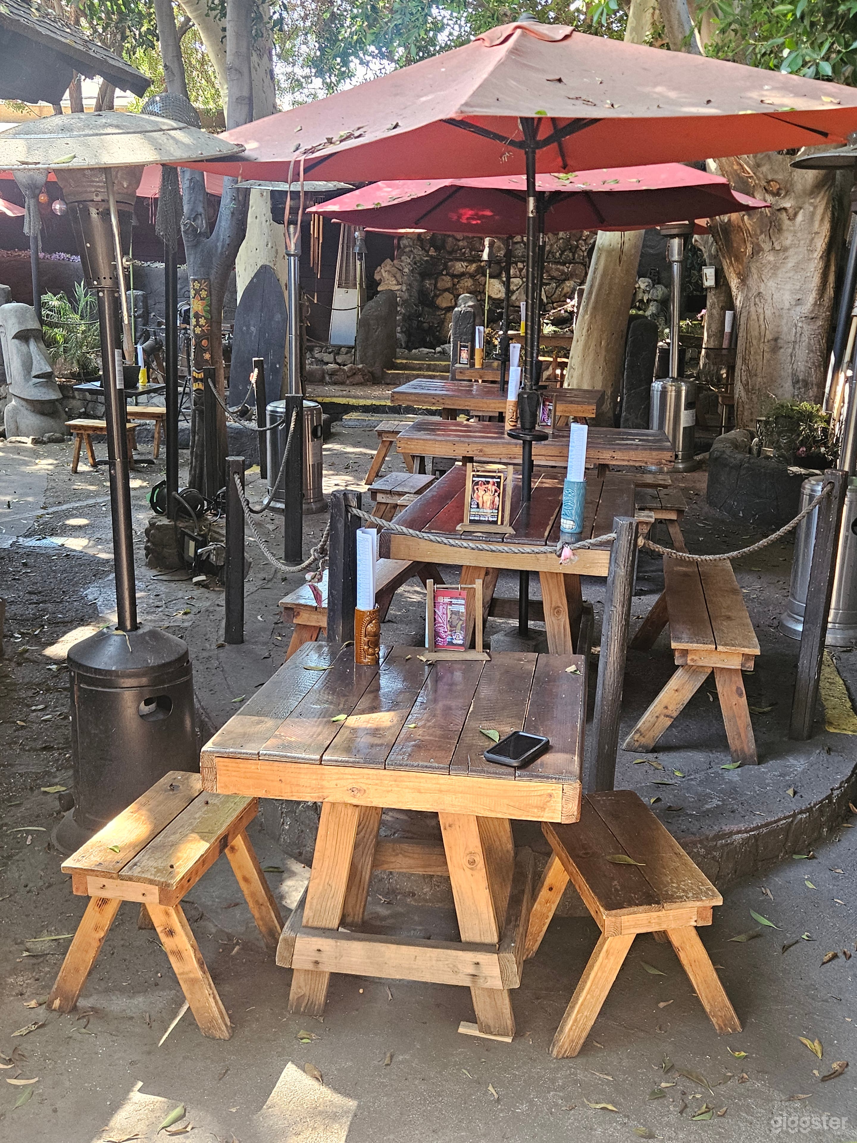 Rustic and Tropical Restaurant with Bar and Patio Photo 1