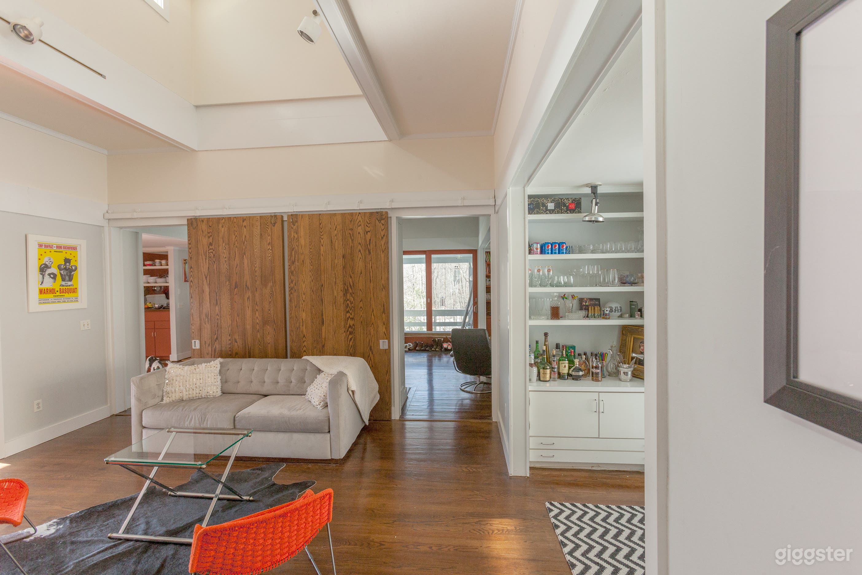 1970s Modern Home set in the Woods Photo 2