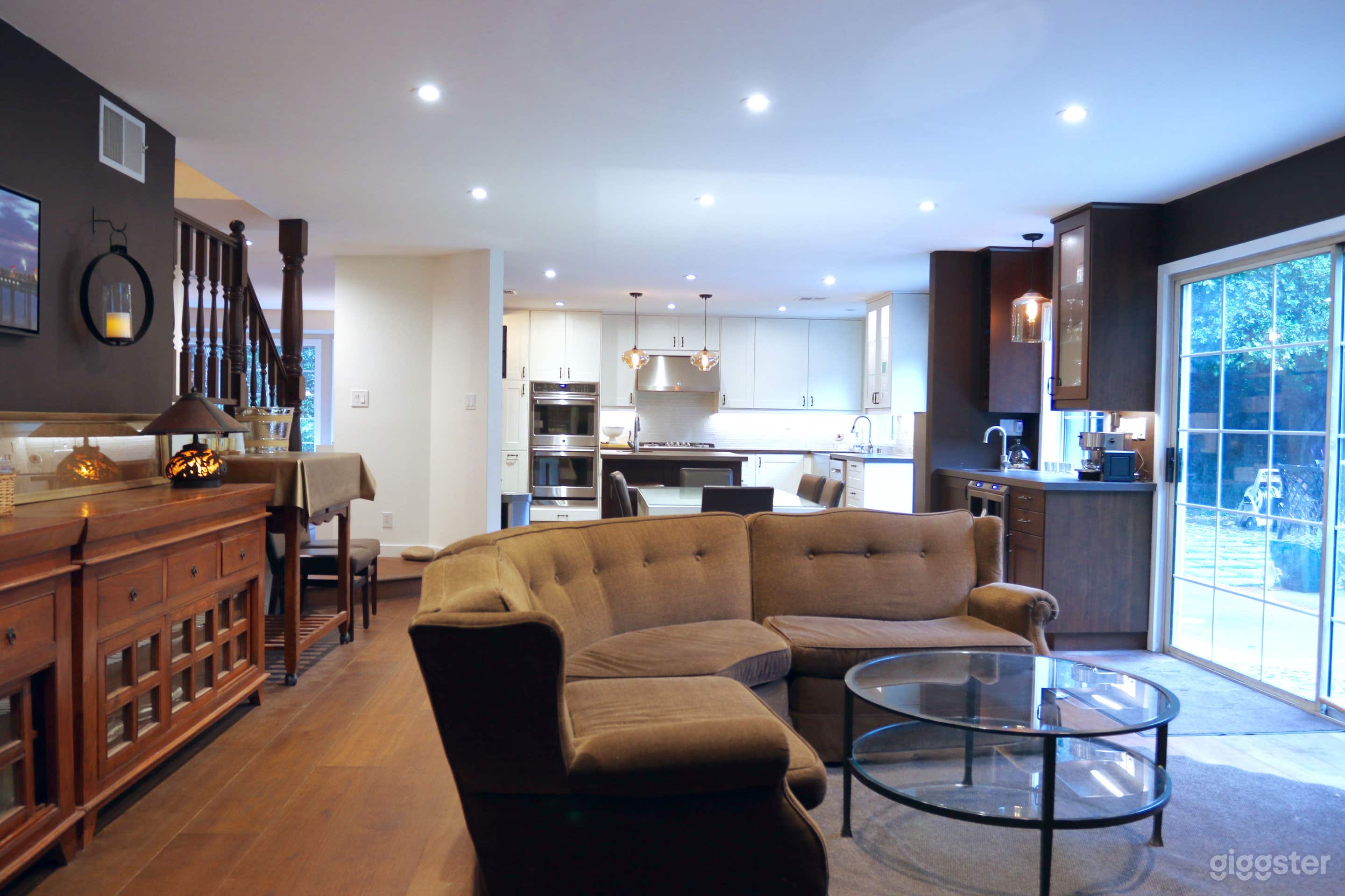 Family Room/TV Room/Den Looking towards the Kitchen
