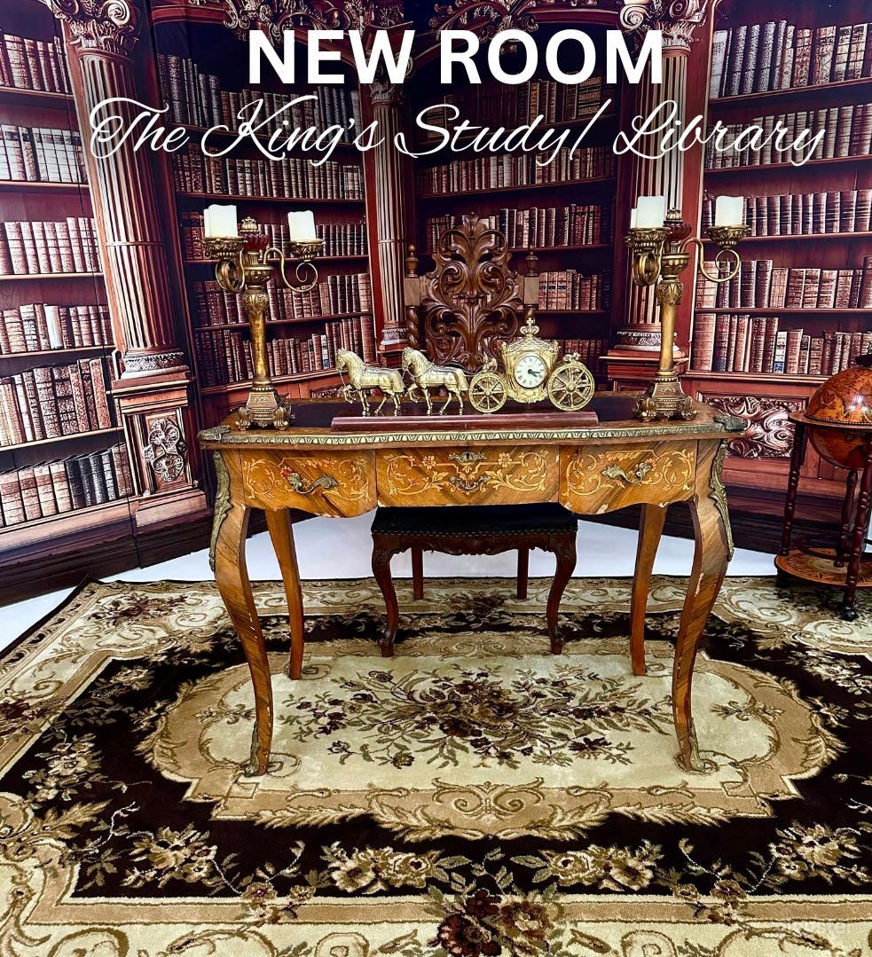NEW ROOM- King's Study/ Library