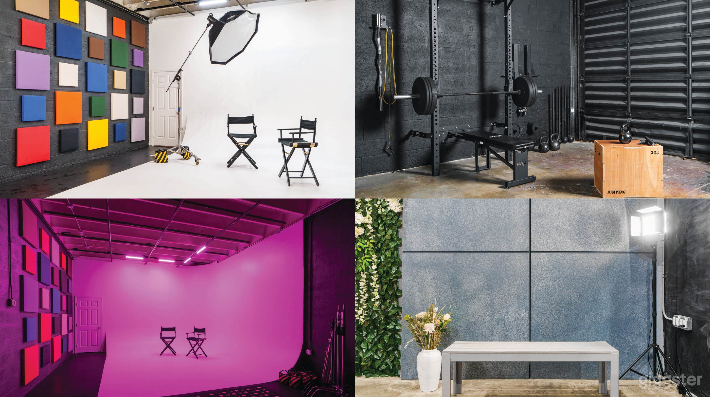 24/7 Multi-Sets w/ Cyc Wall + Gym Set + Color Lights + HMU Photo 1