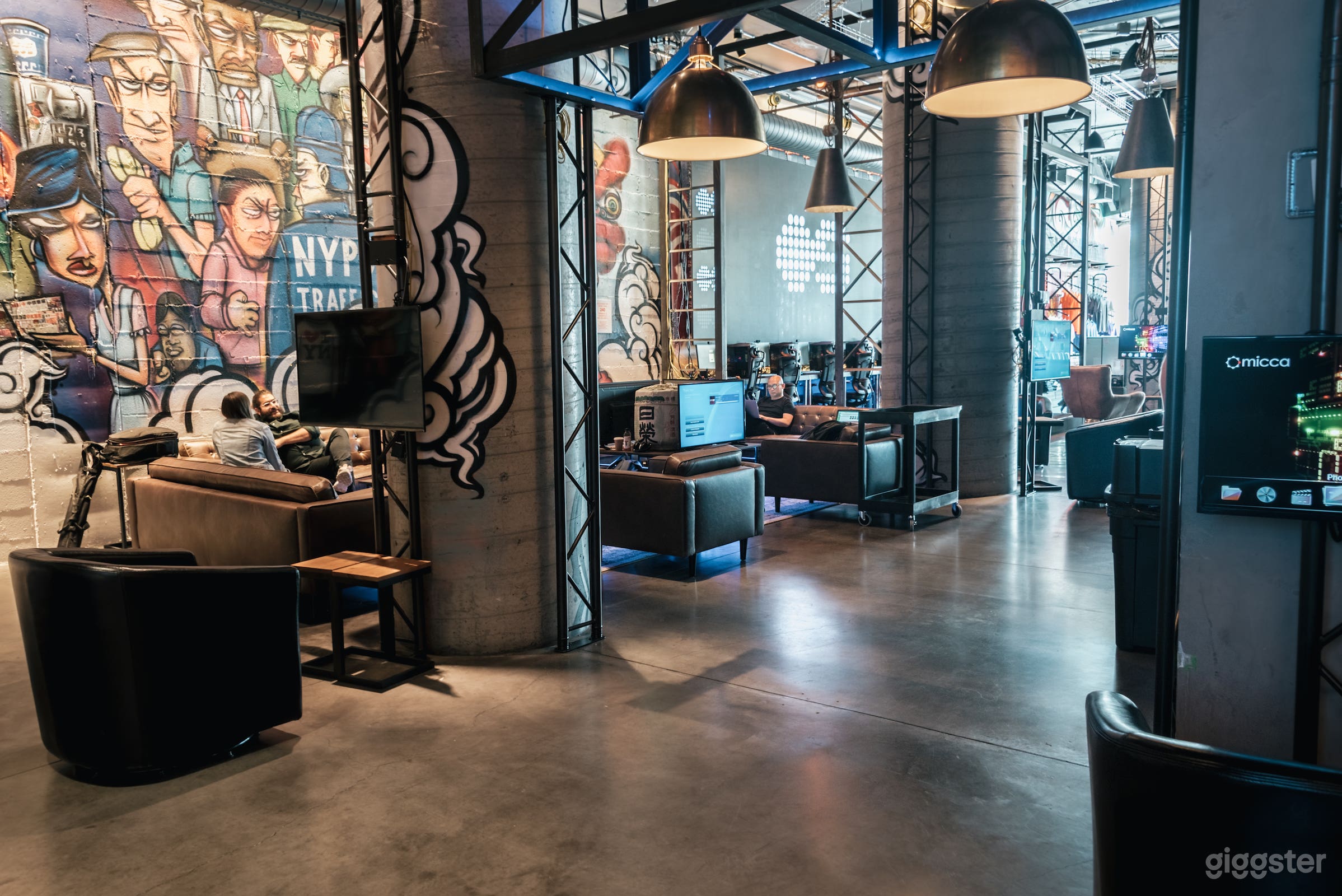 Main console gaming area