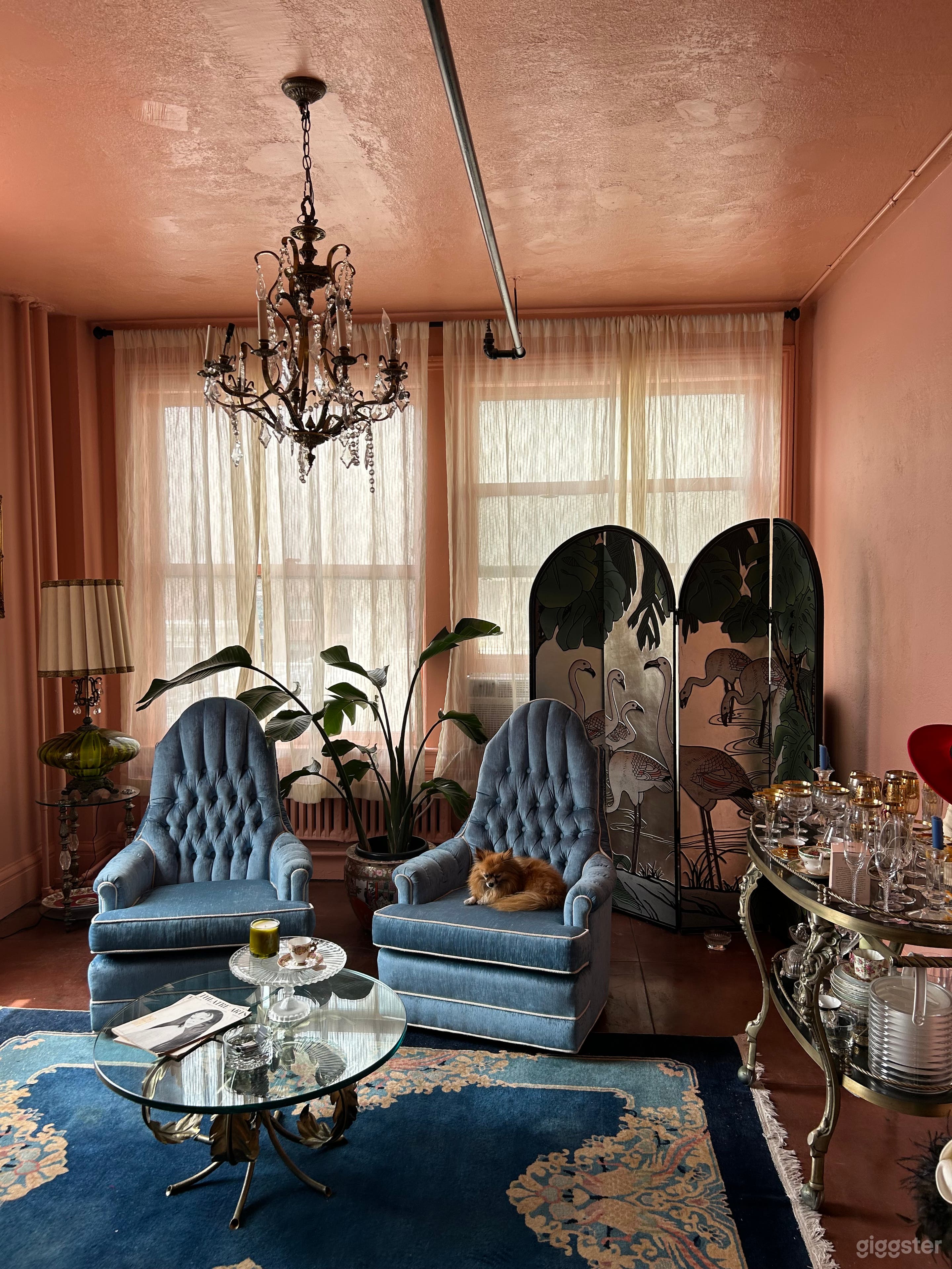 Old Hollywood Dual Room/Boudoir/ Speakeasy w/ Fire Escape Photo 1