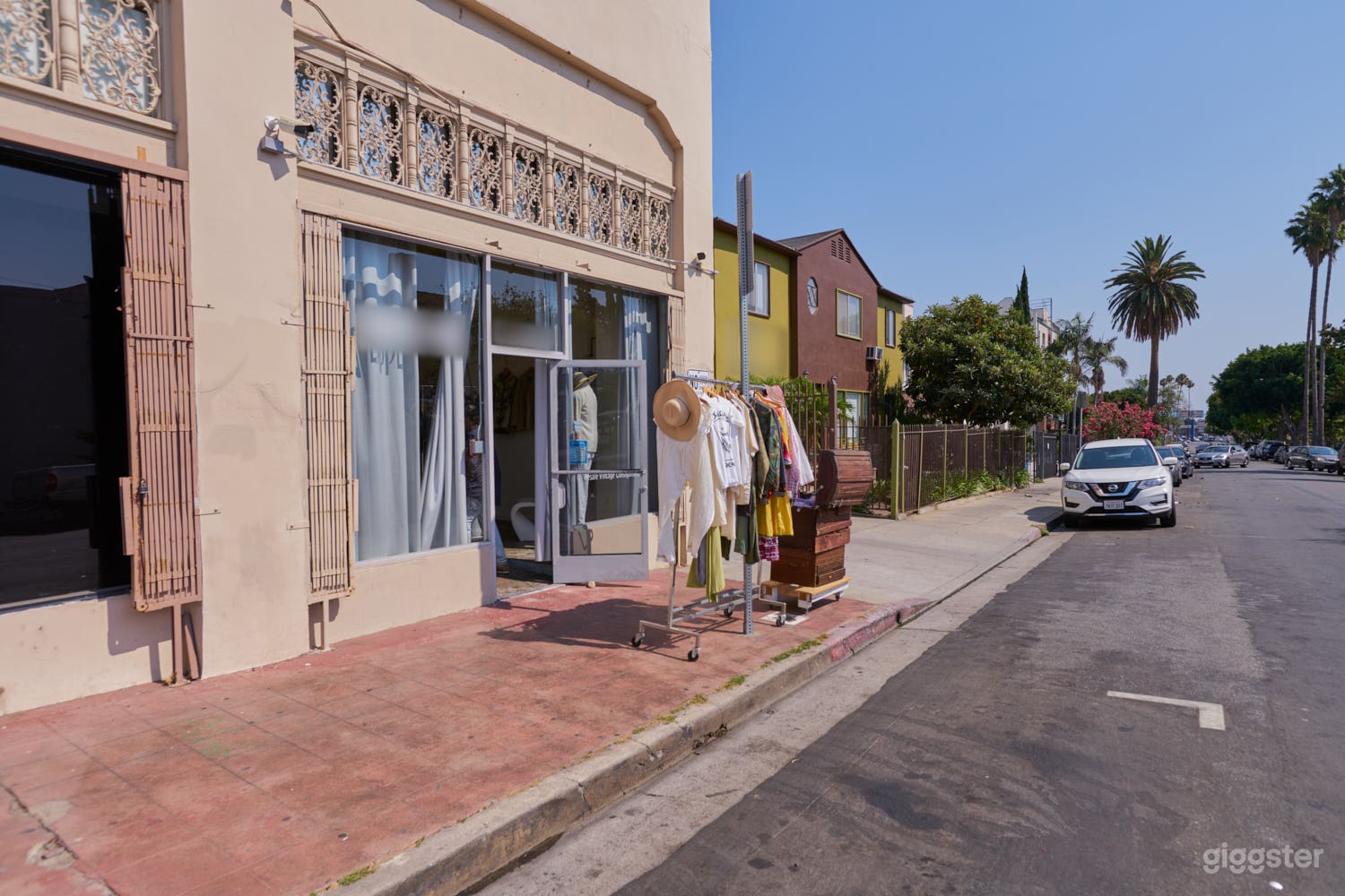 Store front just off Hollywood blvd