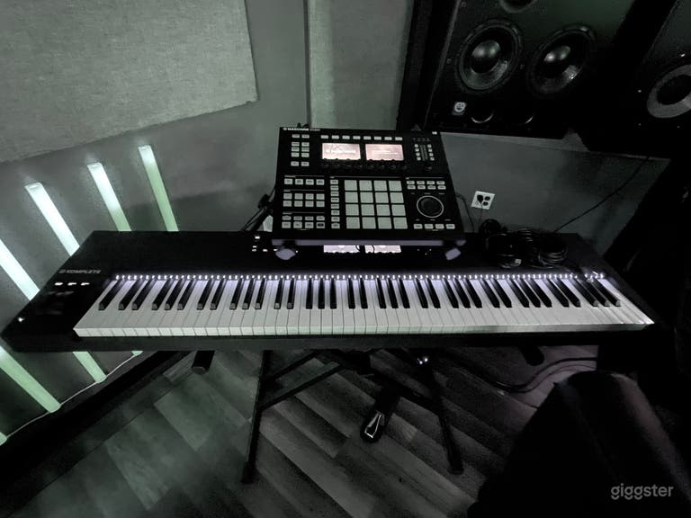  Studio equipment available for use.  