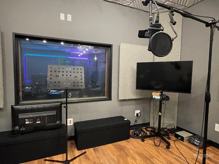  Vocal booth sound proofed.  