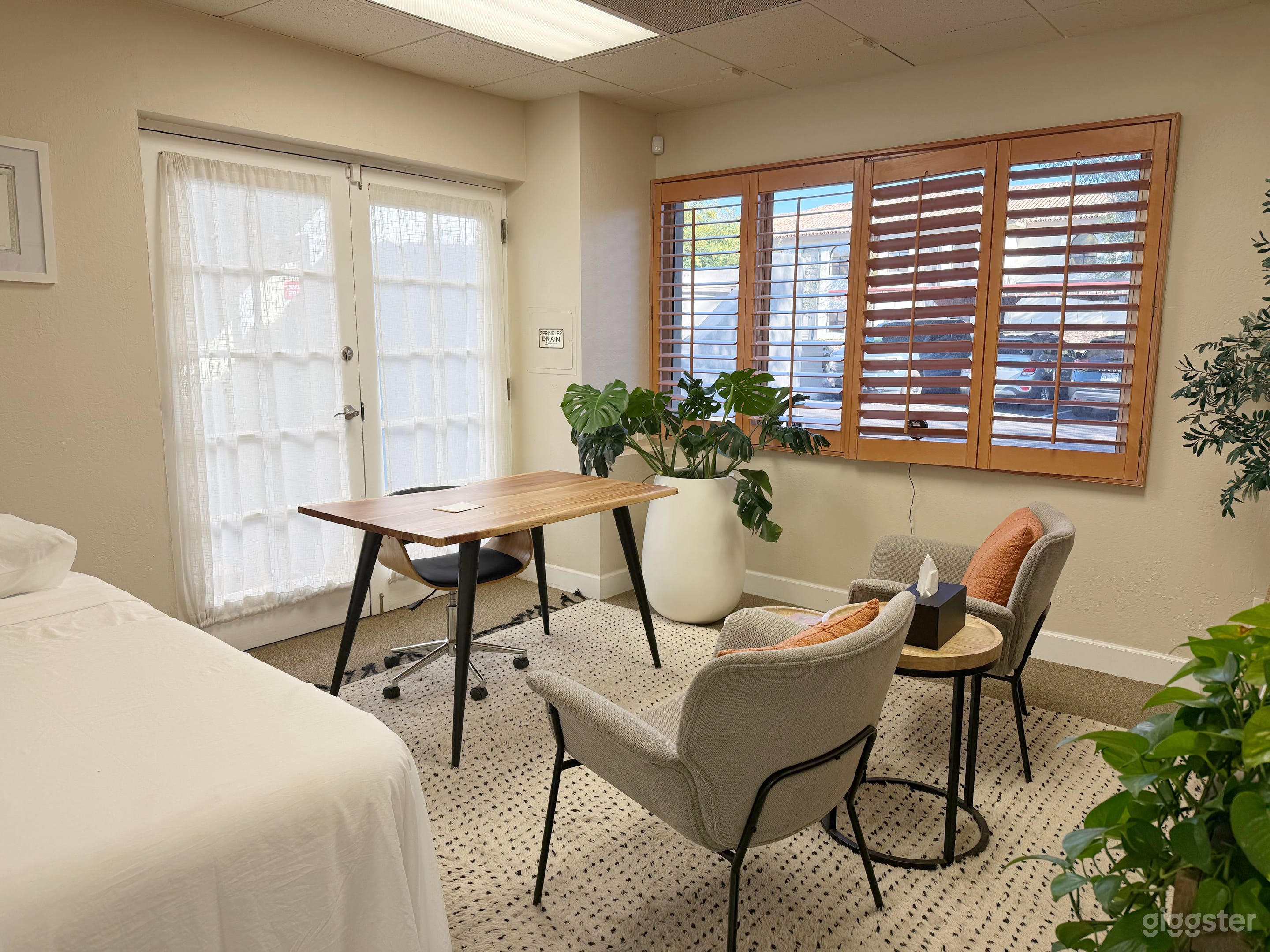 Mid-Century Modern Furnished Office Photo 4