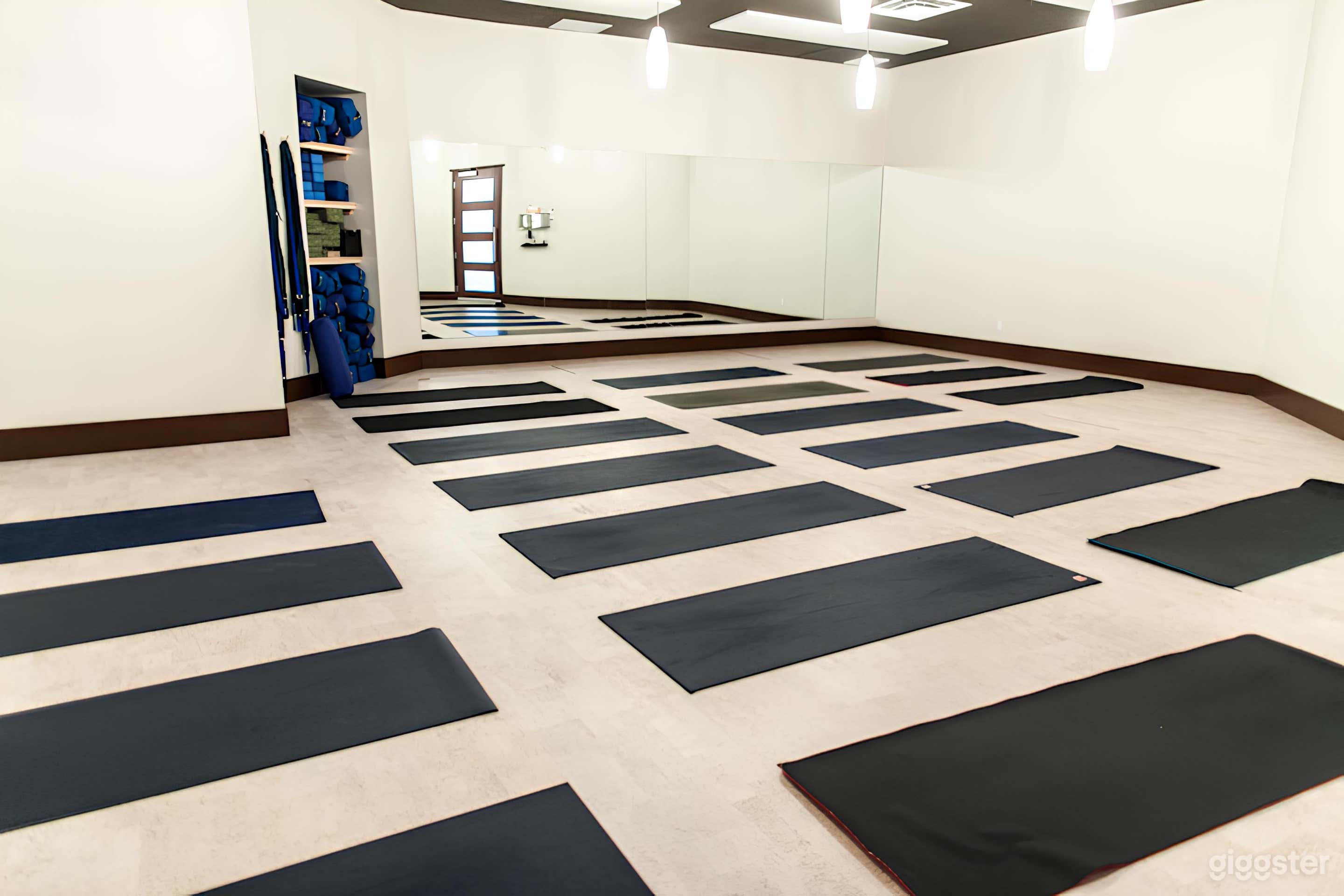 Professional Atmosphere: A well-lit and neatly arranged studio, offering a serene and organized backdrop for any production.