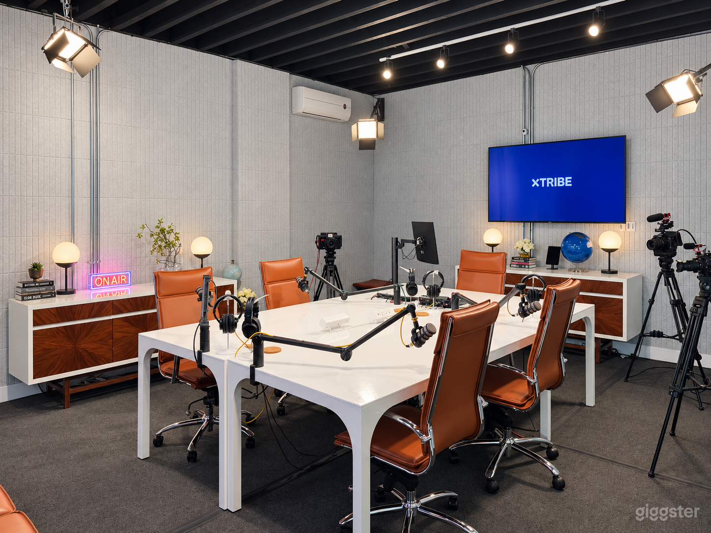 Professional, Live Stream Podcast Studio Photo 2