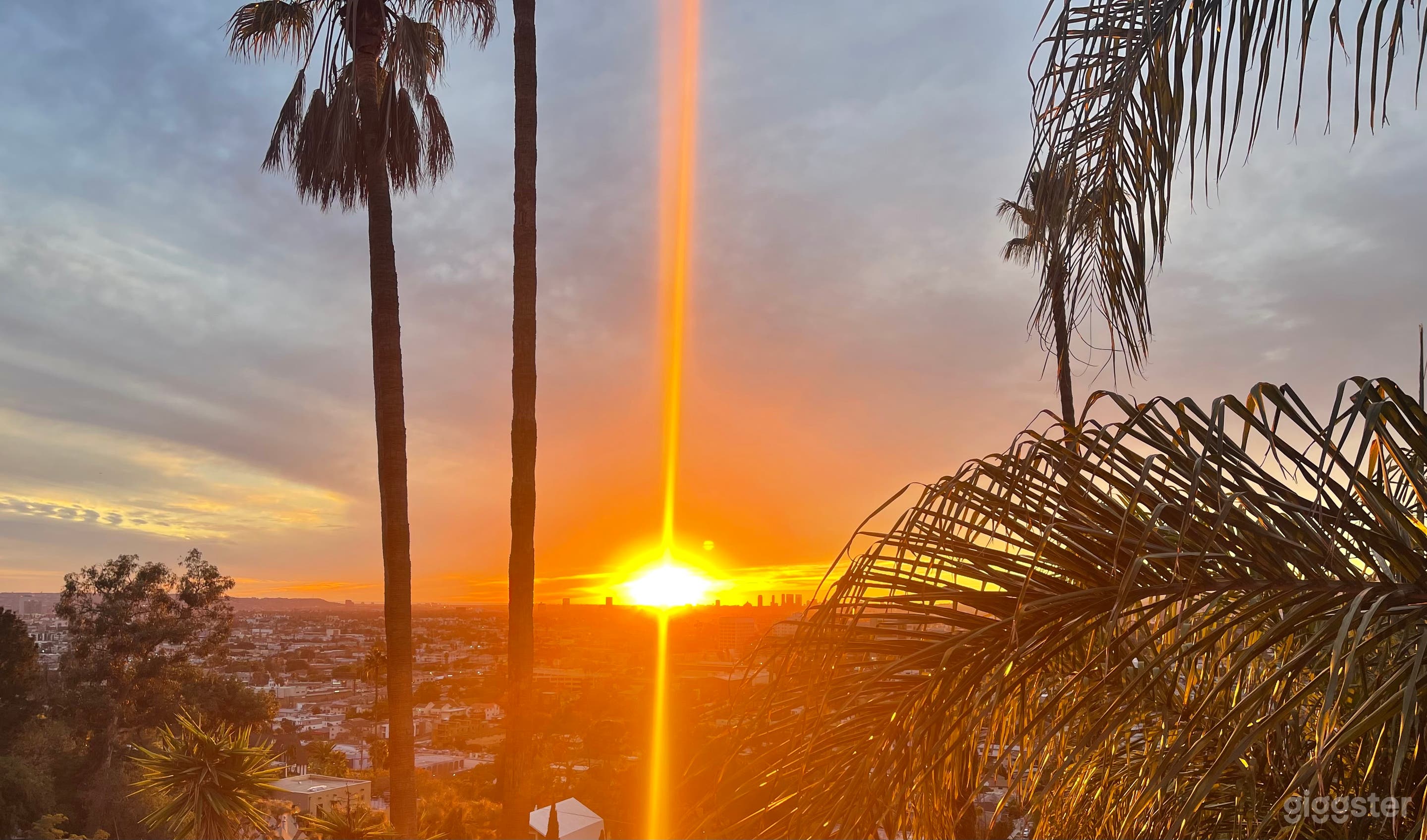 Sunsets during winter months