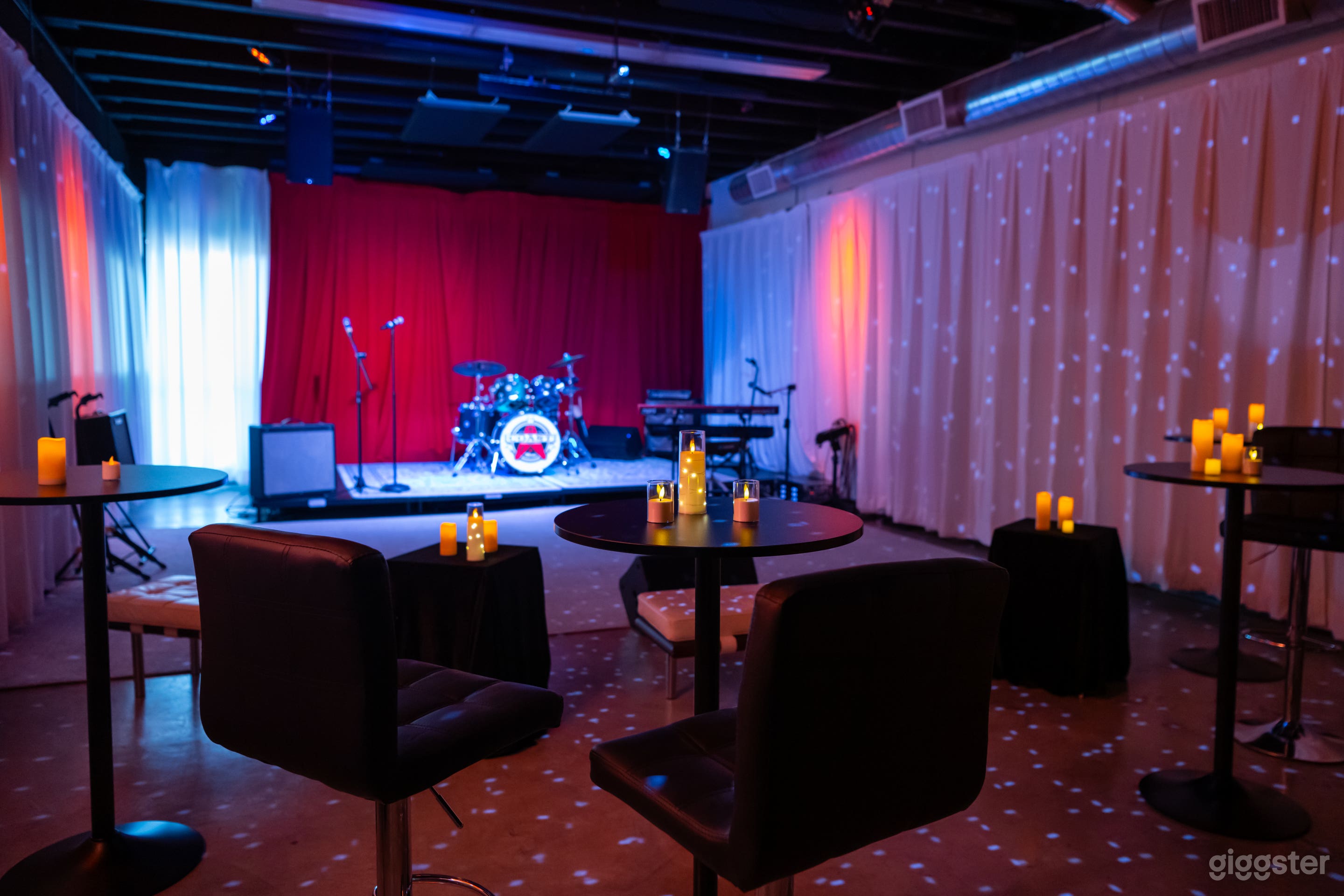 Another angle of our Band Showcase Room