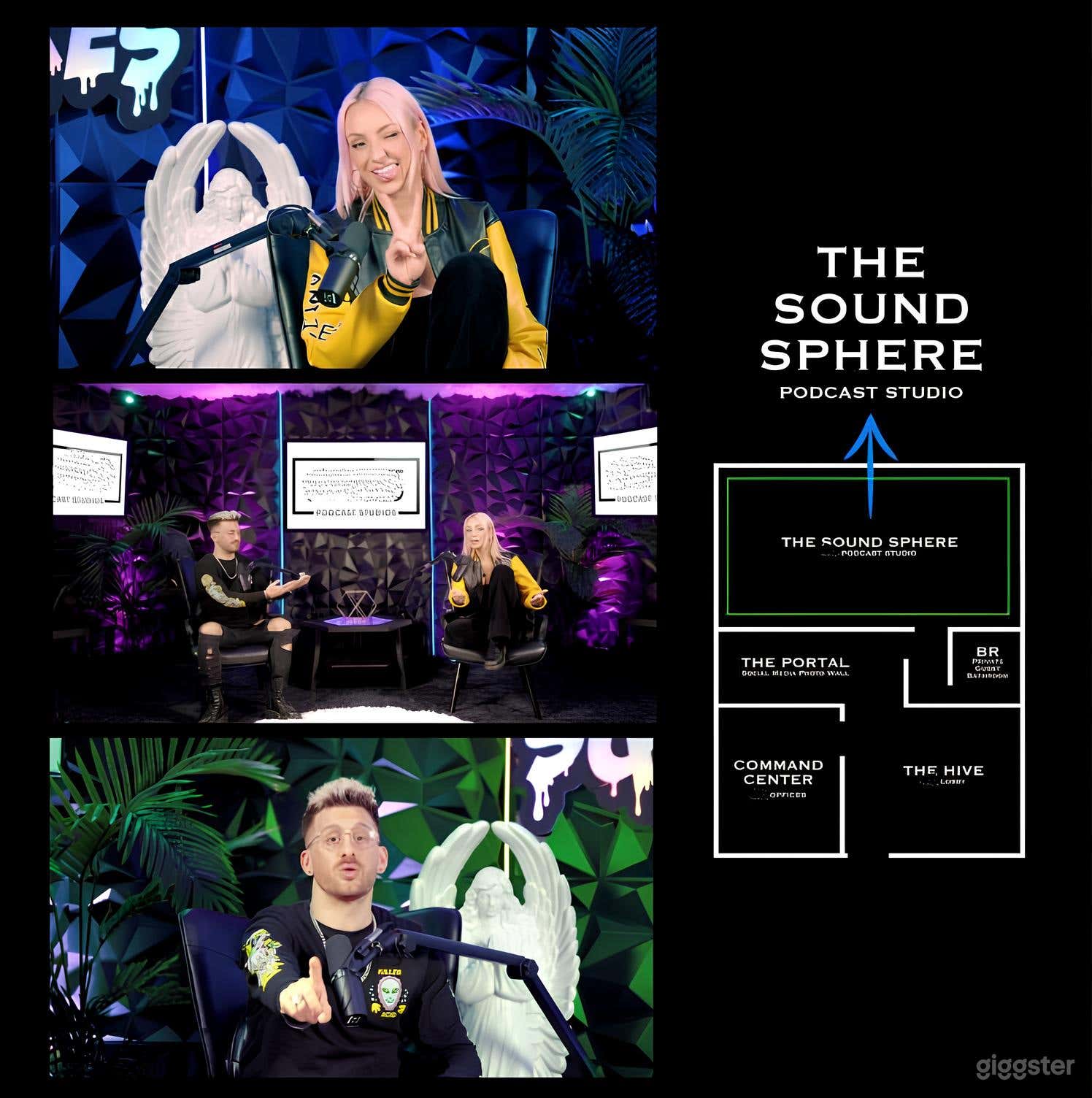 LA's Psychedelic Oasis: Stylish Studio with Cloud  Photo 4