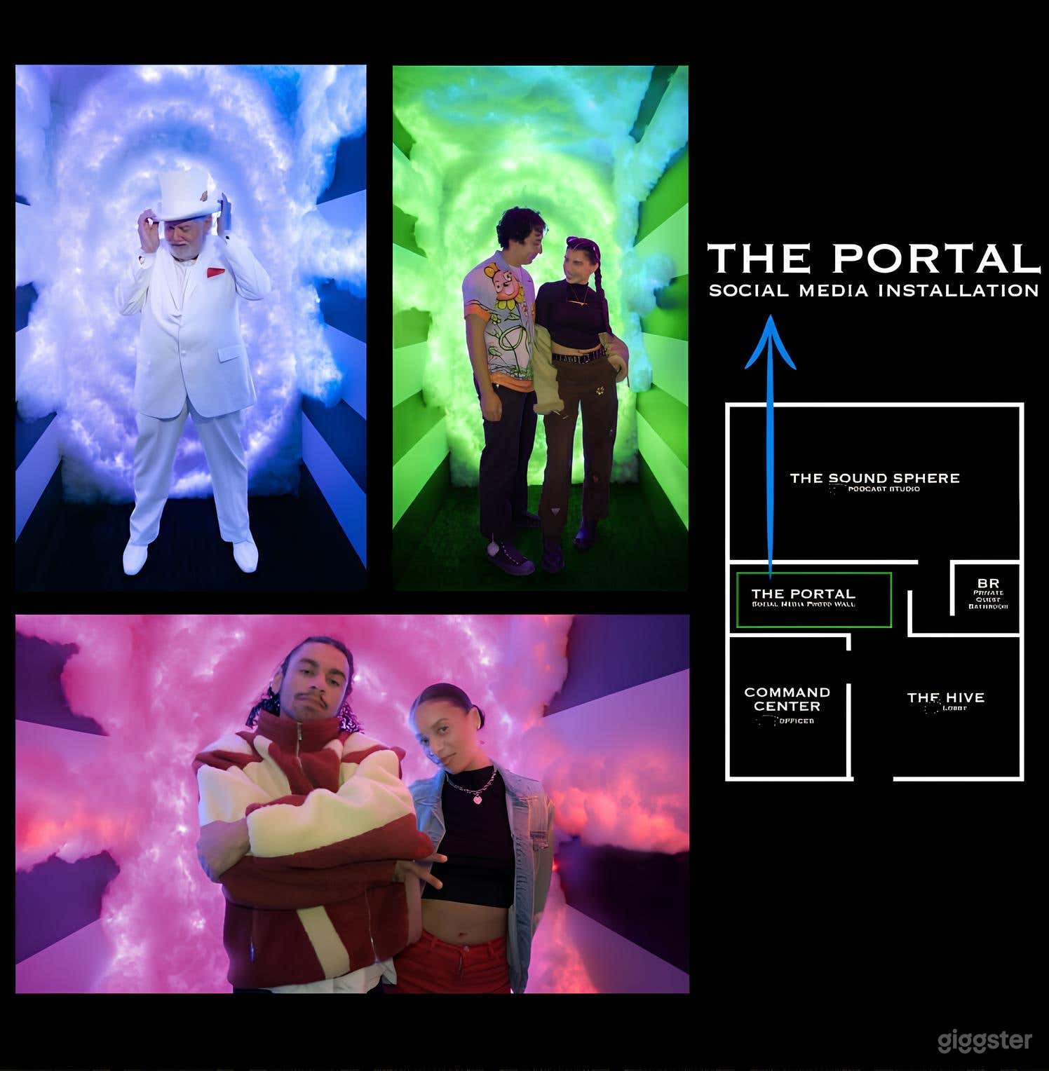 LA's Psychedelic Oasis: Stylish Studio with Cloud  Photo 3