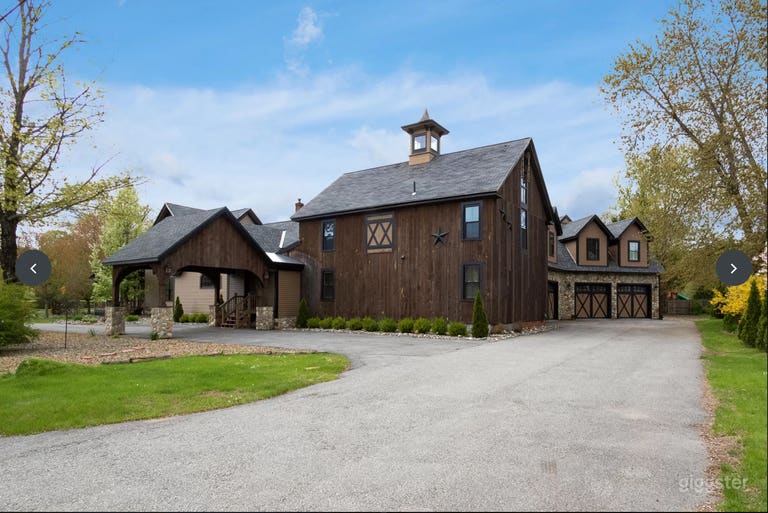  Exterior of barn and garage 