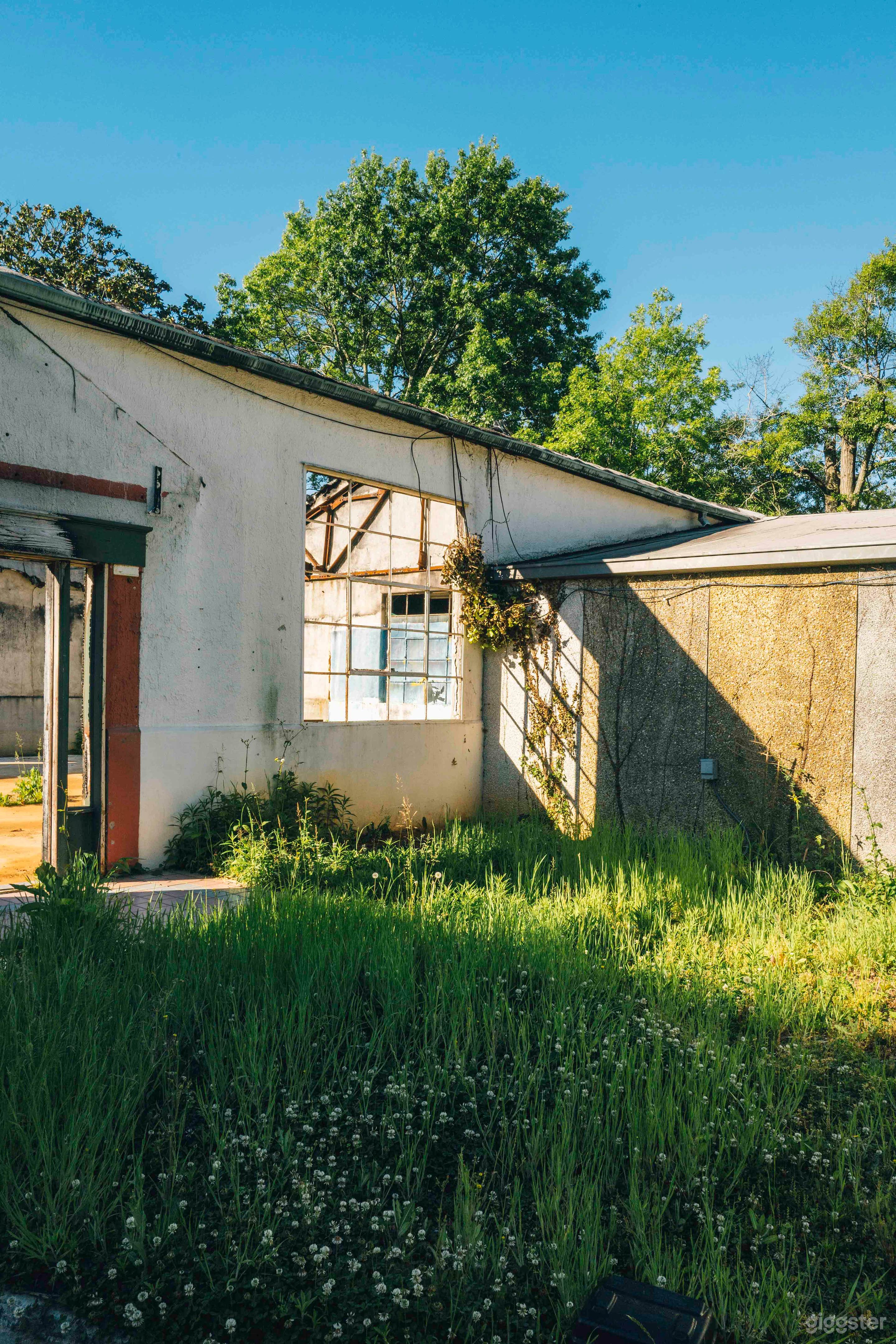 Post-War Industrial Studio Surrounded by Nature Photo 2