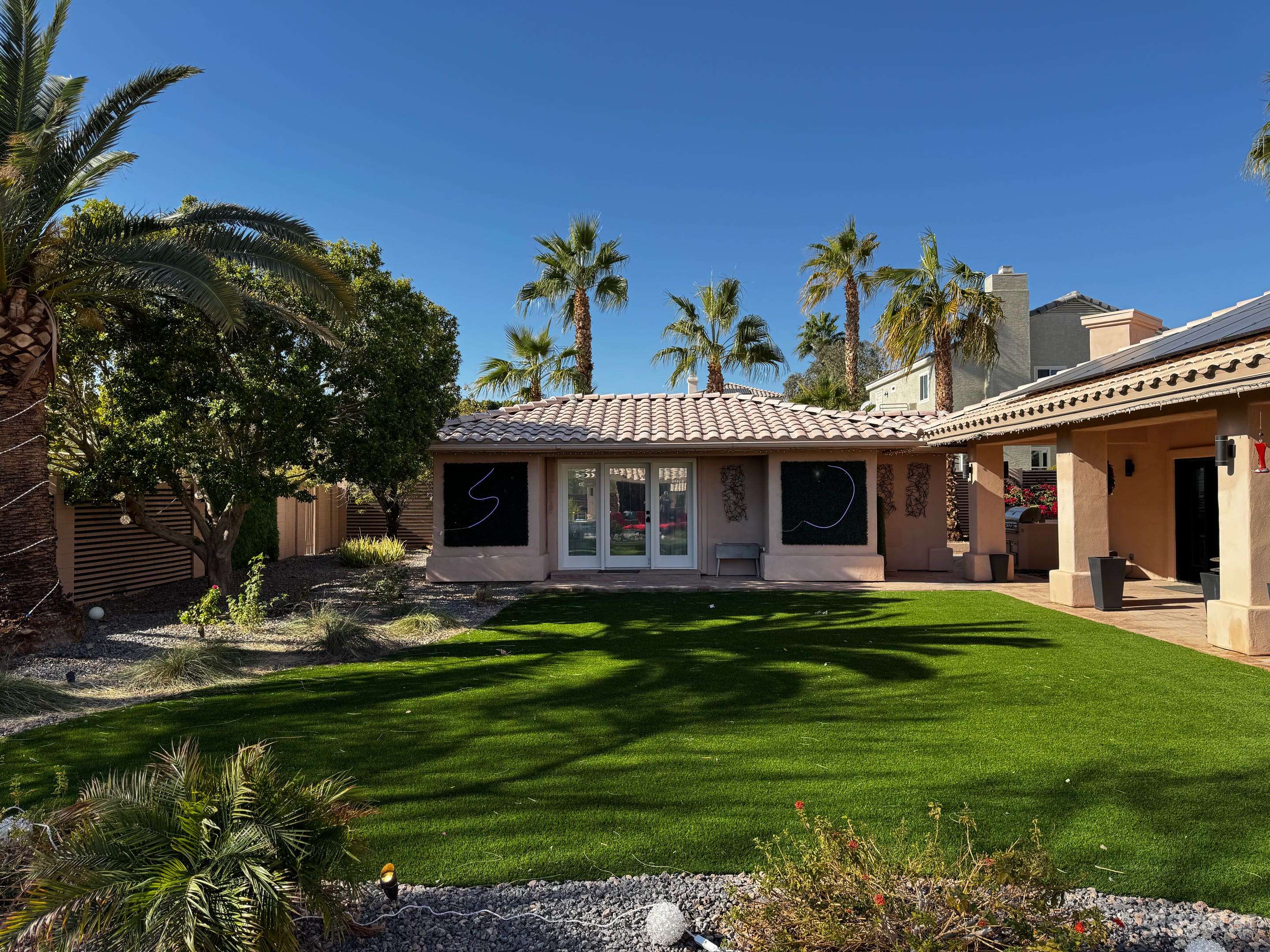 Backyard Casita view
