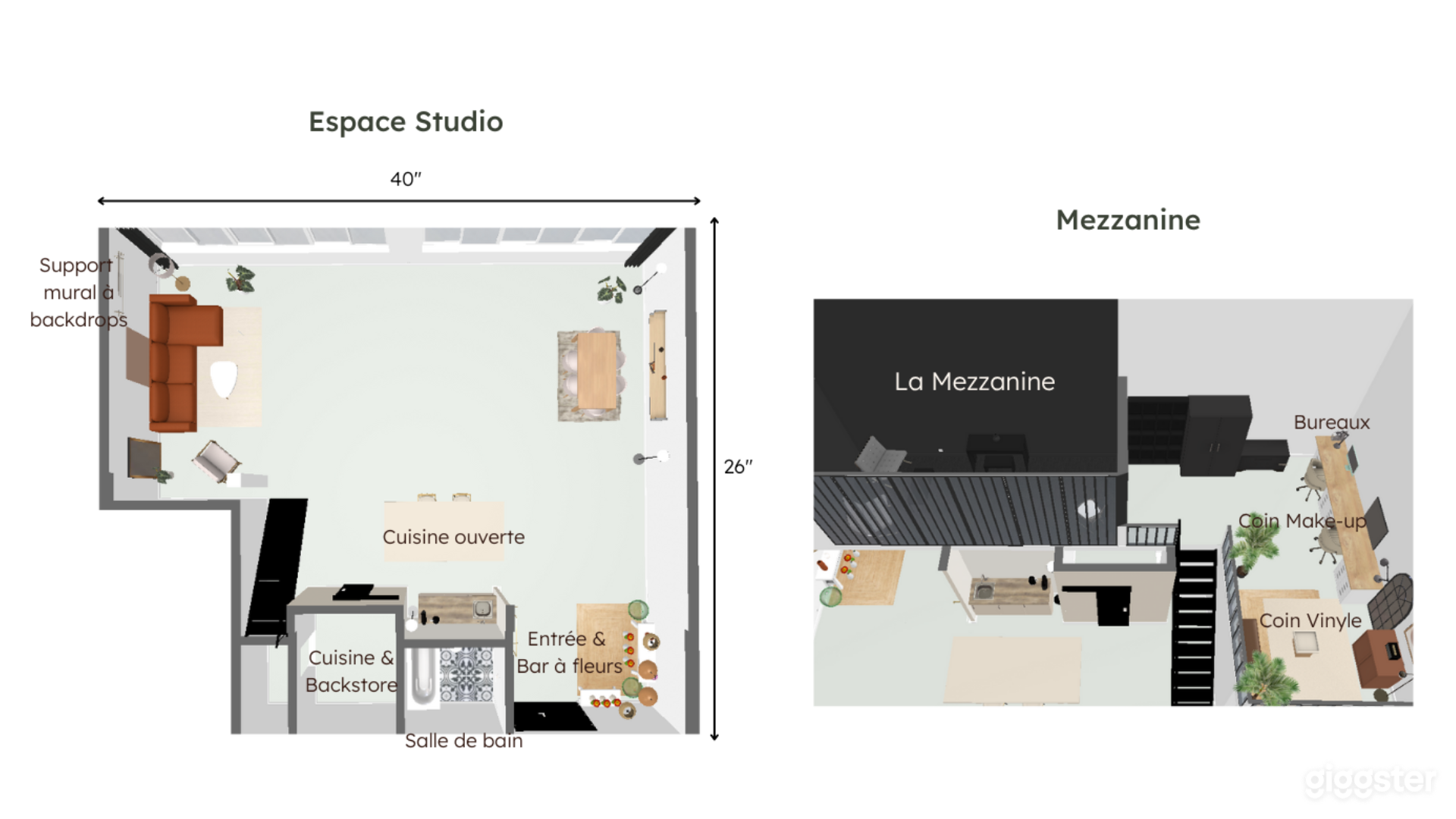 Design loft &amp; creative photo studio in MTL plateau Photo 4