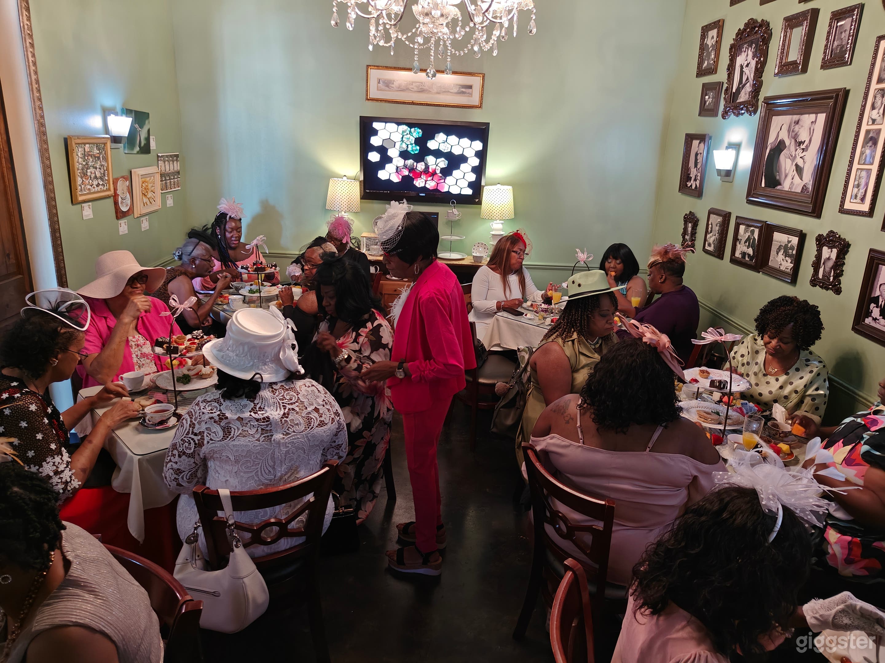 Private Party Room filled with 24 ppl