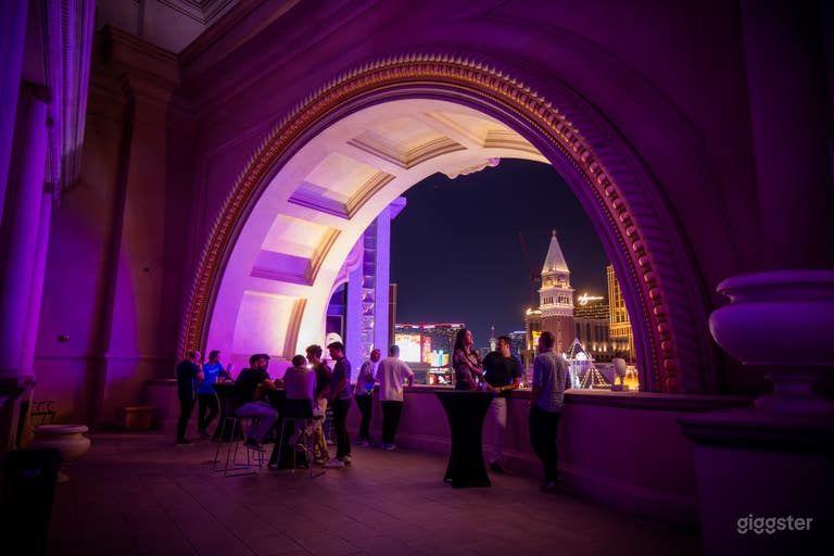  Outdoor balcony that overlooks Las Vegas Blvd 