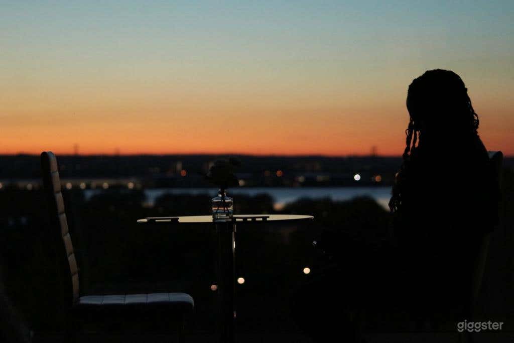 silhouette sunset shoot