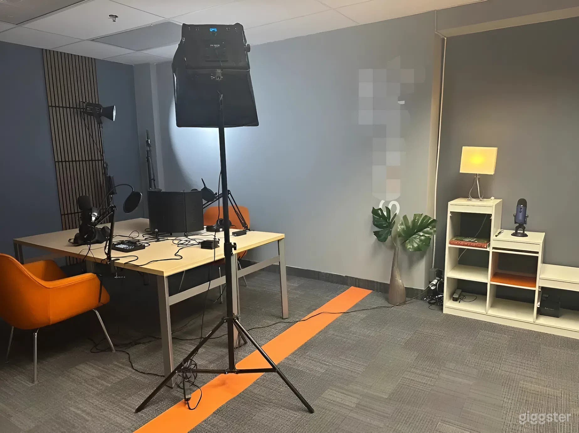 Pro Podcast Studio with Broadcast Audio & Video Setup Photo 2